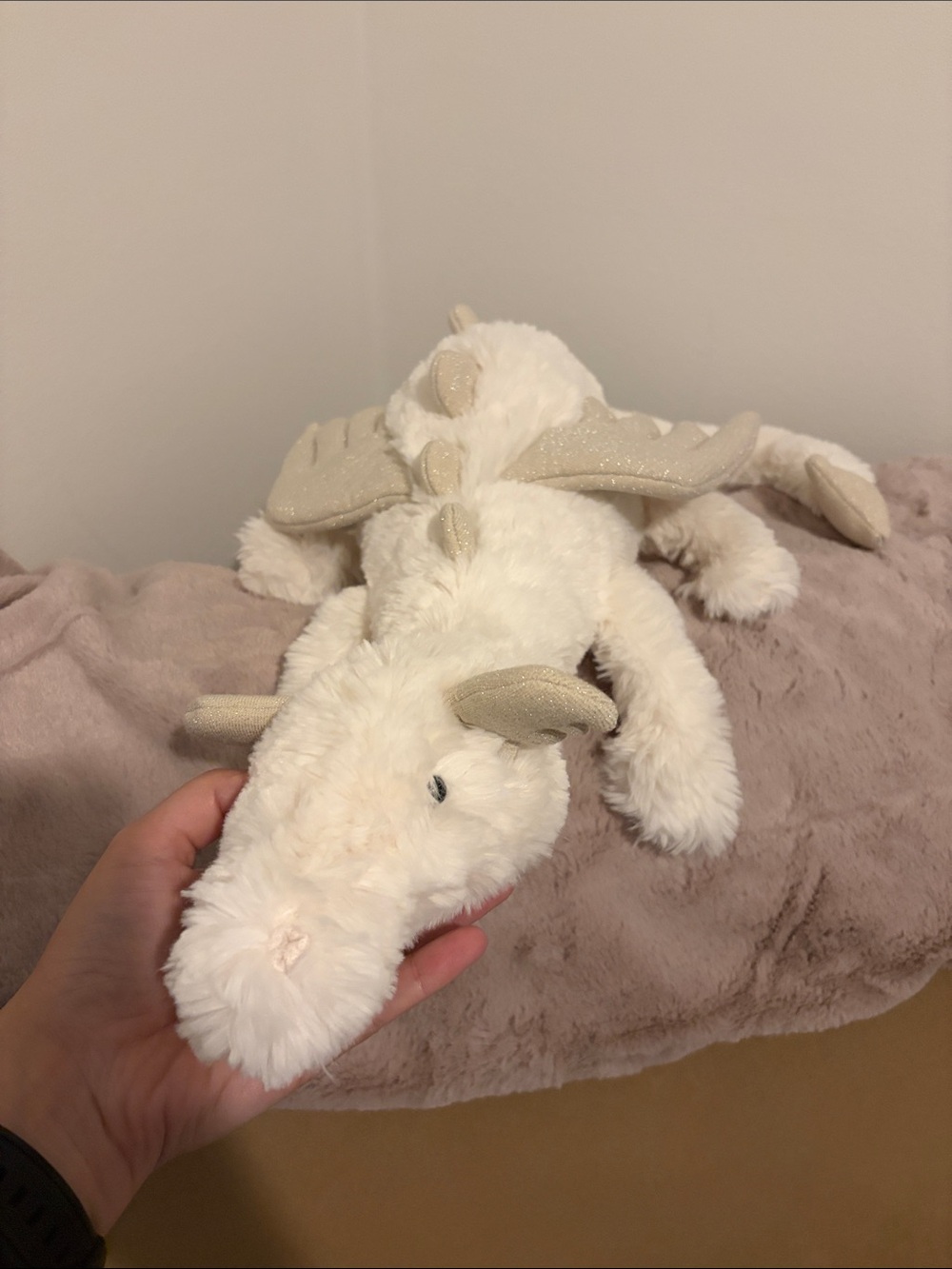 BNWT RARE Jellycat SNOW DRAGON LARGE